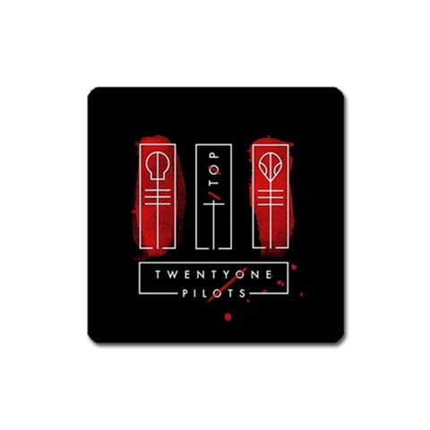 Twenty One Pilots Magnet (Square) from ArtsNow.com Front