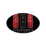 Twenty One Pilots Sticker Oval (100 pack)