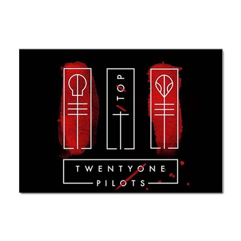 Twenty One Pilots Sticker A4 (100 pack) from ArtsNow.com Front