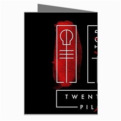 Twenty One Pilots Greeting Card from ArtsNow.com Right