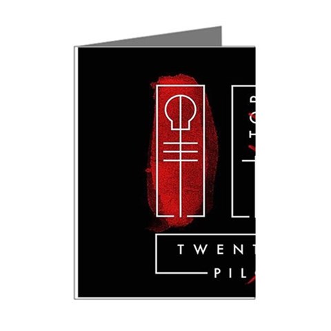 Twenty One Pilots Mini Greeting Cards (Pkg of 8) from ArtsNow.com Right