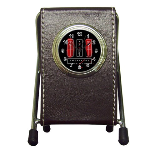 Twenty One Pilots Pen Holder Desk Clock from ArtsNow.com Front