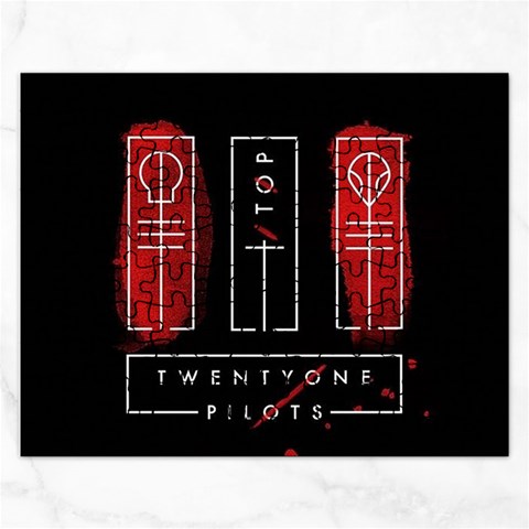 Twenty One Pilots Jigsaw Puzzle (Rectangular) from ArtsNow.com Front