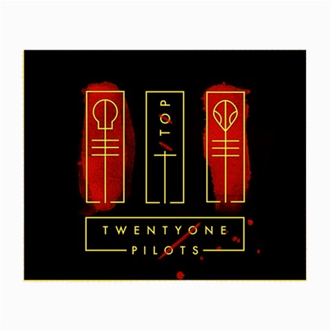 Twenty One Pilots Small Glasses Cloth from ArtsNow.com Front