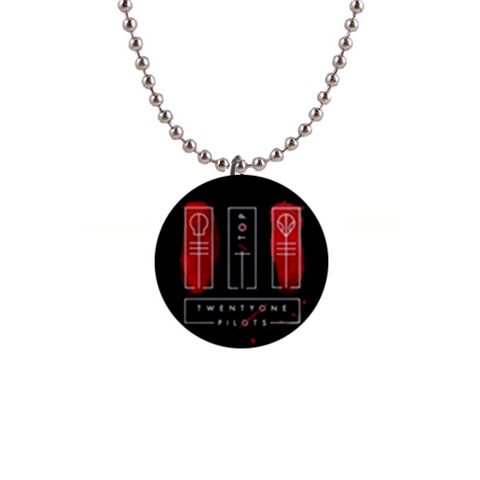 Twenty One Pilots 1  Button Necklace from ArtsNow.com Front