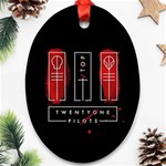 Twenty One Pilots Oval Ornament (Two Sides)