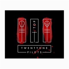 Twenty One Pilots Small Glasses Cloth (2 Sides) from ArtsNow.com Front