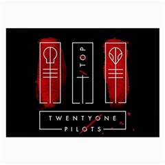 Twenty One Pilots Large Glasses Cloth (2 Sides) from ArtsNow.com Back