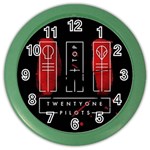 Twenty One Pilots Color Wall Clock