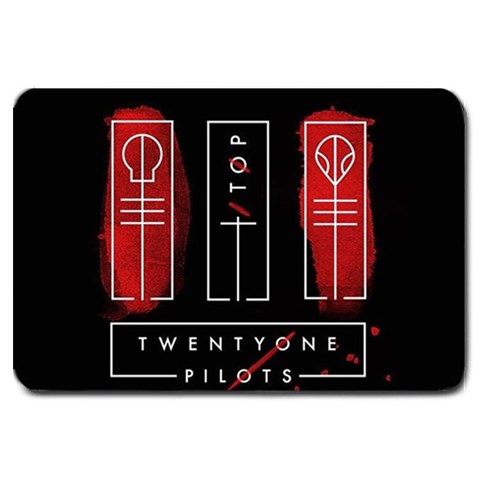 Twenty One Pilots Large Doormat from ArtsNow.com 30 x20  Door Mat