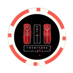 Twenty One Pilots Poker Chip Card Guard from ArtsNow.com Front