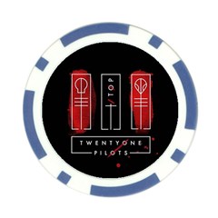 Twenty One Pilots Poker Chip Card Guard from ArtsNow.com Back
