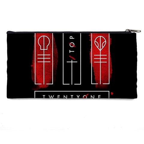 Twenty One Pilots Pencil Case from ArtsNow.com Back