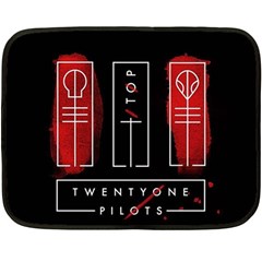 Twenty One Pilots Double Sided Fleece Blanket (Mini) from ArtsNow.com 35 x27  Blanket Front