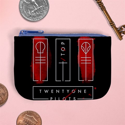 Twenty One Pilots Mini Coin Purse from ArtsNow.com Front