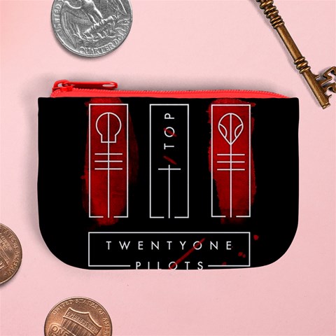 Twenty One Pilots Mini Coin Purse from ArtsNow.com Front