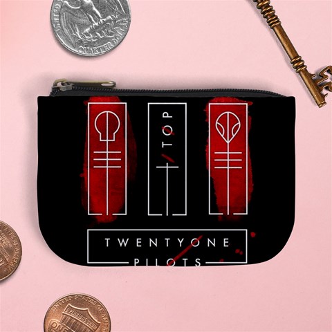 Twenty One Pilots Mini Coin Purse from ArtsNow.com Front