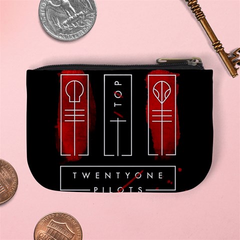 Twenty One Pilots Mini Coin Purse from ArtsNow.com Back