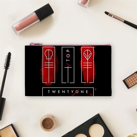 Twenty One Pilots Cosmetic Bag (Small) from ArtsNow.com Front