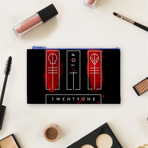 Twenty One Pilots Cosmetic Bag (Small) from ArtsNow.com Front