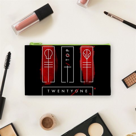 Twenty One Pilots Cosmetic Bag (Small) from ArtsNow.com Front