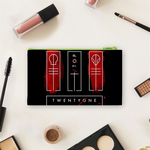Twenty One Pilots Cosmetic Bag (Small) from ArtsNow.com Back