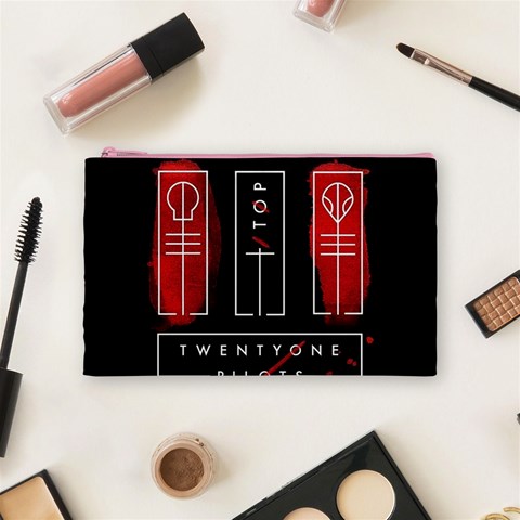 Twenty One Pilots Cosmetic Bag (Medium) from ArtsNow.com Front
