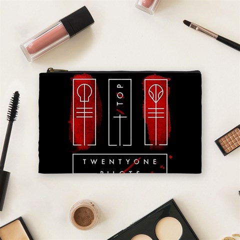 Twenty One Pilots Cosmetic Bag (Medium) from ArtsNow.com Front