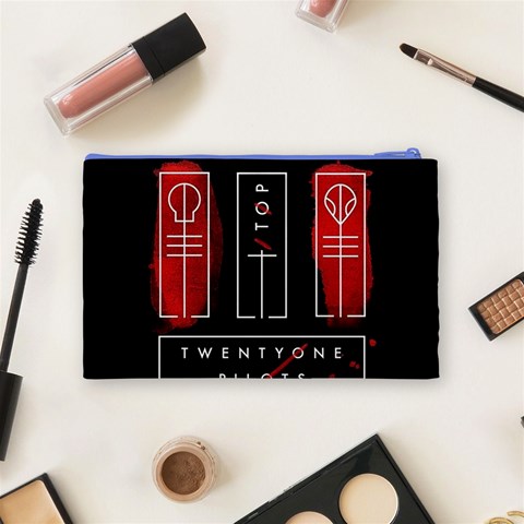 Twenty One Pilots Cosmetic Bag (Medium) from ArtsNow.com Back
