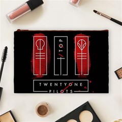 Twenty One Pilots Cosmetic Bag (Large) from ArtsNow.com Front