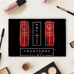 Twenty One Pilots Cosmetic Bag (Large) from ArtsNow.com Front