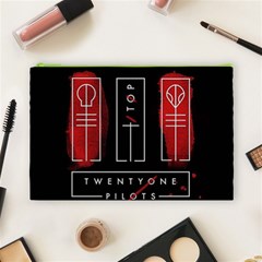 Twenty One Pilots Cosmetic Bag (Large) from ArtsNow.com Front