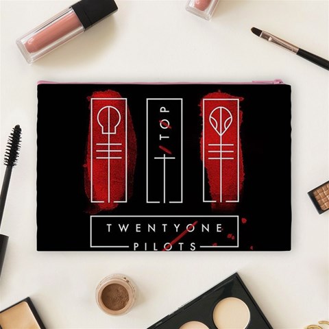 Twenty One Pilots Cosmetic Bag (Large) from ArtsNow.com Back
