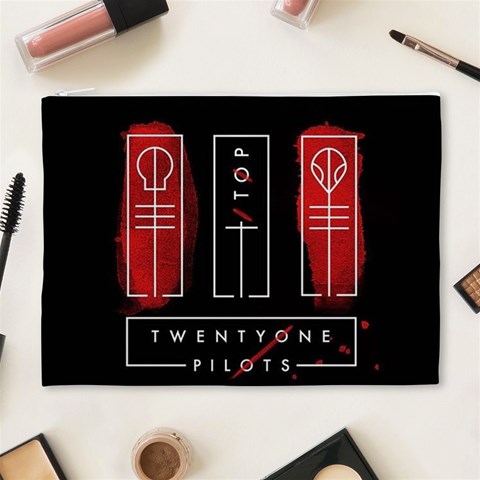 Twenty One Pilots Cosmetic Bag (XL) from ArtsNow.com Front