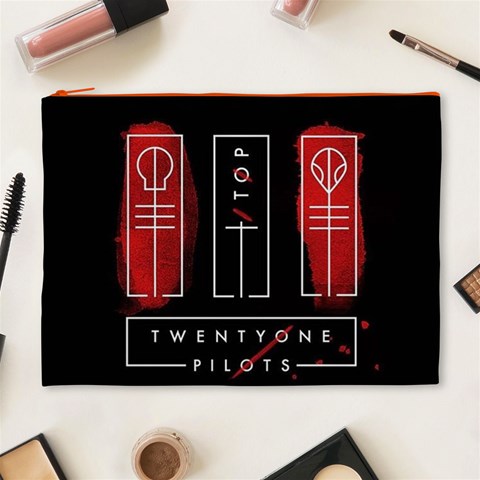 Twenty One Pilots Cosmetic Bag (XL) from ArtsNow.com Front