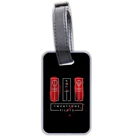 Twenty One Pilots Luggage Tag (two sides) from ArtsNow.com Front
