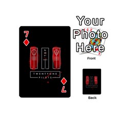 Twenty One Pilots Playing Cards 54 (Mini) from ArtsNow.com Front - Diamond7