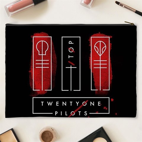 Twenty One Pilots Cosmetic Bag (XXXL) from ArtsNow.com Back