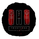 Twenty One Pilots Large 18  Premium Round Cushion 