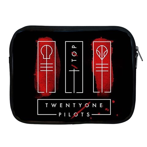Twenty One Pilots Apple iPad 2/3/4 Zipper Case from ArtsNow.com Front