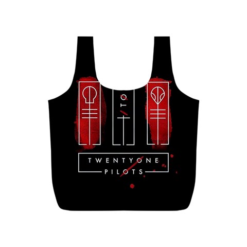 Twenty One Pilots Full Print Recycle Bag (S) from ArtsNow.com Front
