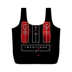 Twenty One Pilots Full Print Recycle Bag (M) from ArtsNow.com Back