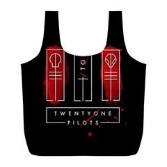 Twenty One Pilots Full Print Recycle Bag (L) from ArtsNow.com Back