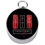 Twenty One Pilots Silver Compass