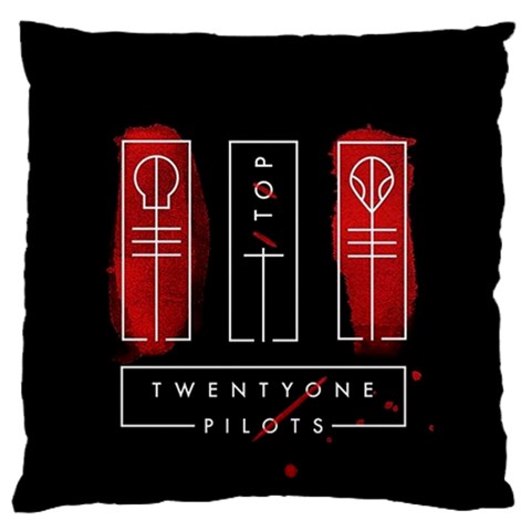 Twenty One Pilots Large Flano Cushion Case (Two Sides) from ArtsNow.com Front