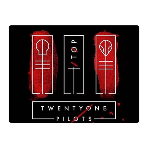 Twenty One Pilots Double Sided Flano Blanket (Mini) from ArtsNow.com 35 x27  Blanket Front