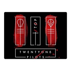Twenty One Pilots Double Sided Flano Blanket (Mini) from ArtsNow.com 35 x27  Blanket Back