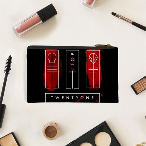Twenty One Pilots Cosmetic Bag (XS) from ArtsNow.com Back