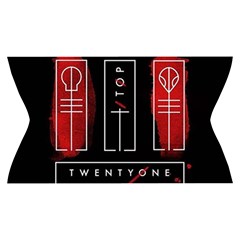 Twenty One Pilots Yoga Cropped Leggings from ArtsNow.com Waistband Front