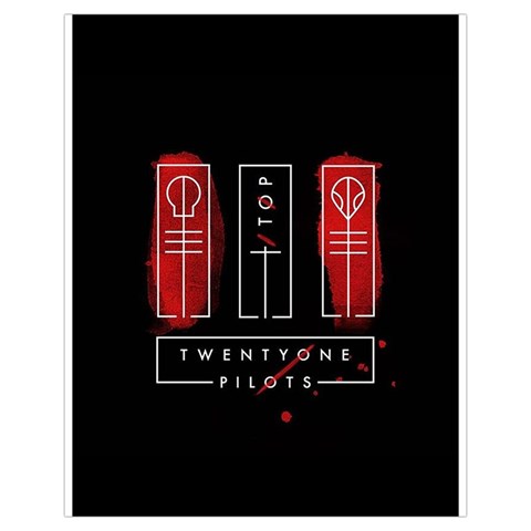 Twenty One Pilots Drawstring Pouch (XL) from ArtsNow.com Front